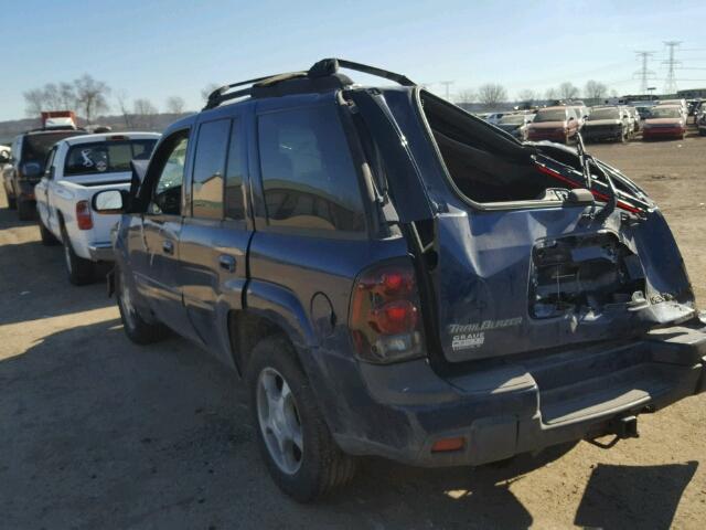 1GNDT13S042316091 - 2004 CHEVROLET TRAILBLAZE BLUE photo 3