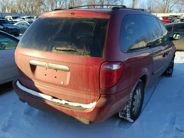 2A4GP54L86R780835 - 2006 CHRYSLER TOWN & COU RED photo 4