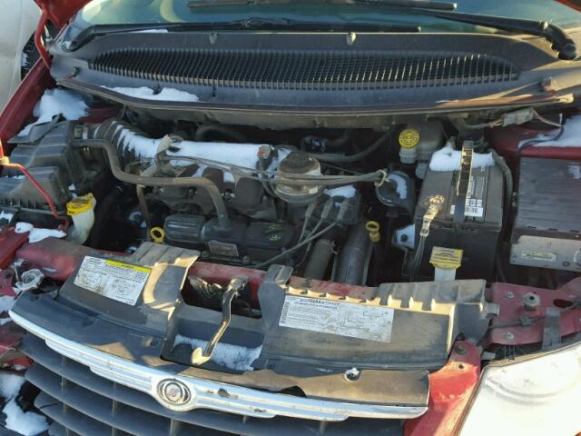 2A4GP54L86R780835 - 2006 CHRYSLER TOWN & COU RED photo 7