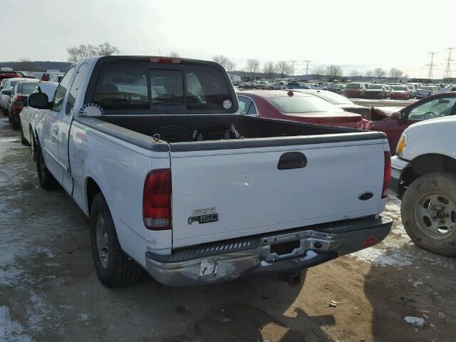 2FTRX17272CA60837 - 2002 FORD F150 WHITE photo 3