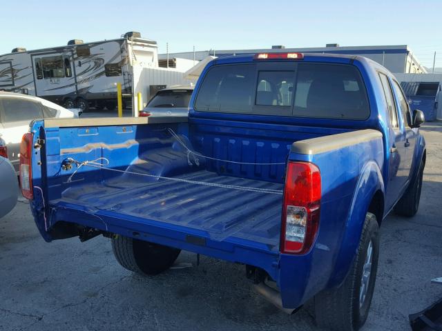 1N6AD0ER1FN728368 - 2015 NISSAN FRONTIER S BLUE photo 4