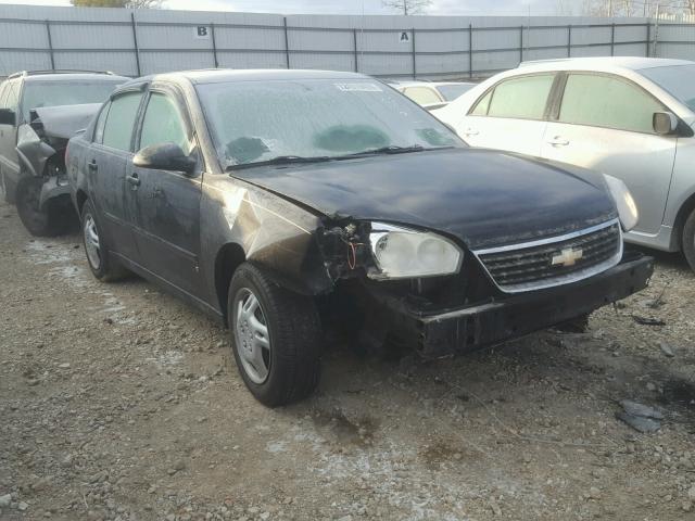 1G1ZS51F56F299338 - 2006 CHEVROLET MALIBU LS BLACK photo 1