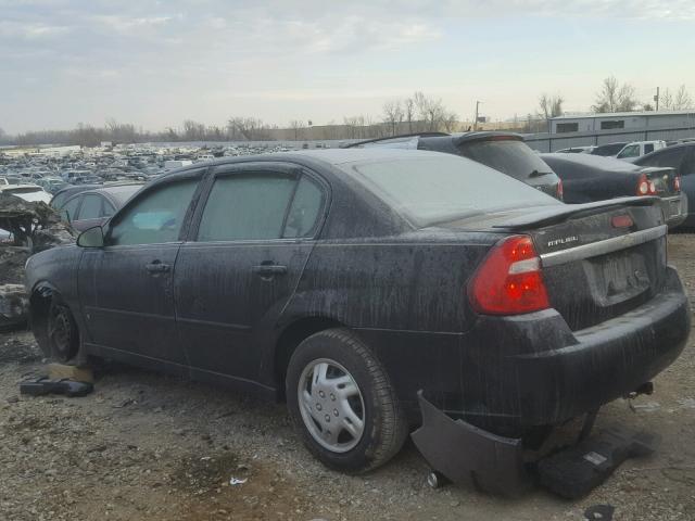 1G1ZS51F56F299338 - 2006 CHEVROLET MALIBU LS BLACK photo 3