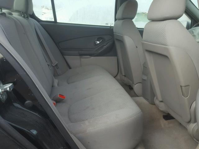 1G1ZS51F56F299338 - 2006 CHEVROLET MALIBU LS BLACK photo 6