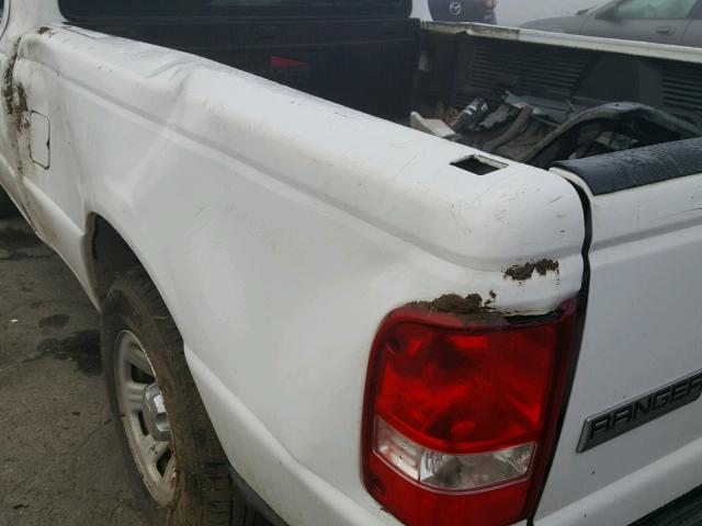 1FTKR1AD7APA10183 - 2010 FORD RANGER WHITE photo 9