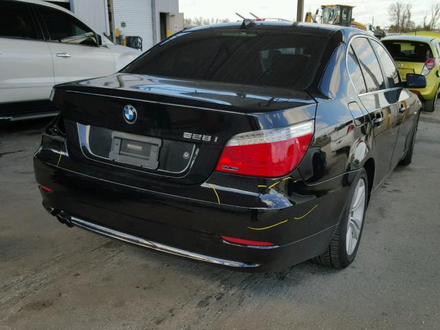 WBANU5C56AC126276 - 2010 BMW 528 I BLACK photo 4