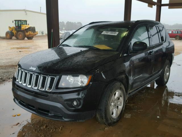 1C4NJCBA5ED521984 - 2014 JEEP COMPASS SP BLACK photo 2