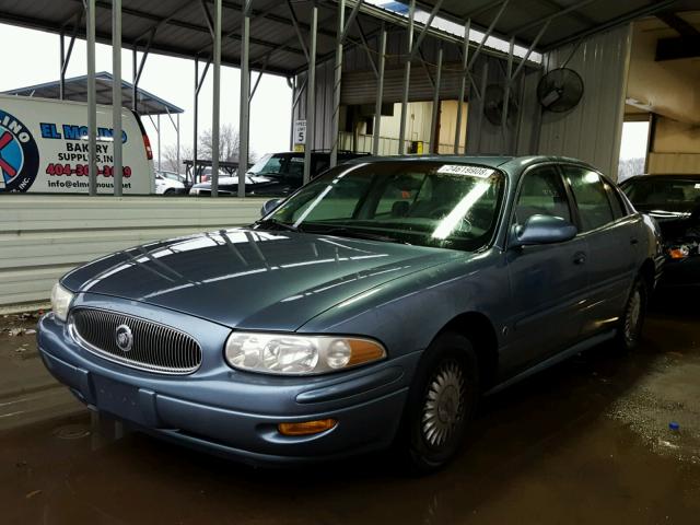 1G4HP54K314206331 - 2001 BUICK LESABRE CU BLUE photo 2