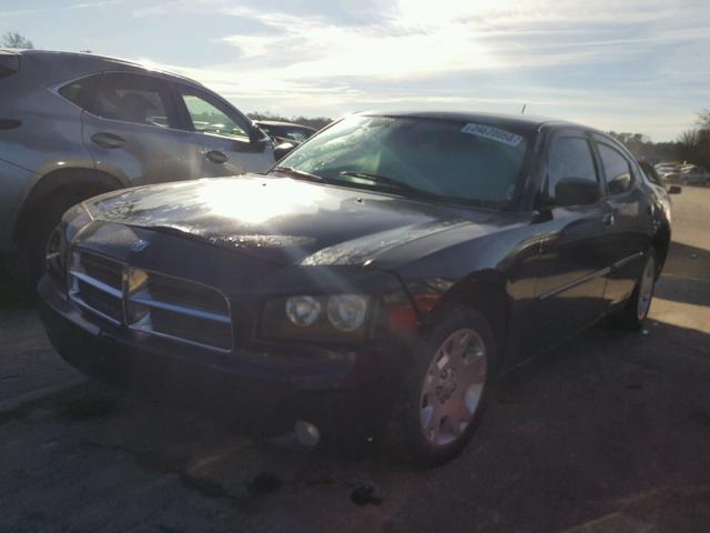 2B3KA43R98H153153 - 2008 DODGE CHARGER BLACK photo 2