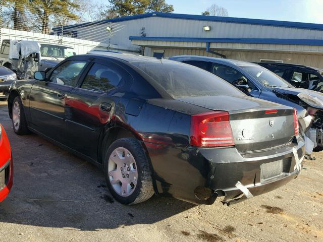 2B3KA43R98H153153 - 2008 DODGE CHARGER BLACK photo 3