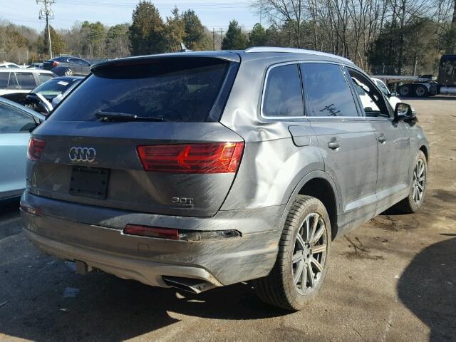 WA1VAAF74JD018616 - 2018 AUDI Q7 PRESTIG GRAY photo 4