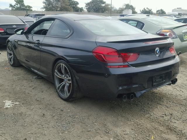 WBSLX9C52ED160216 - 2014 BMW M6 BLACK photo 3