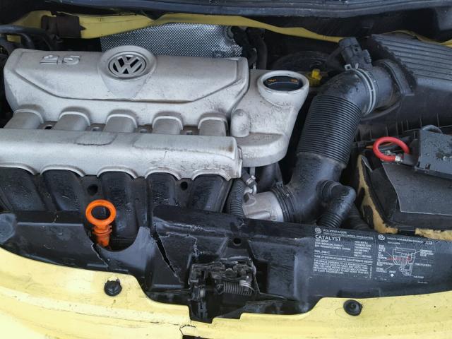 3VWRW31C27M513318 - 2007 VOLKSWAGEN NEW BEETLE YELLOW photo 7