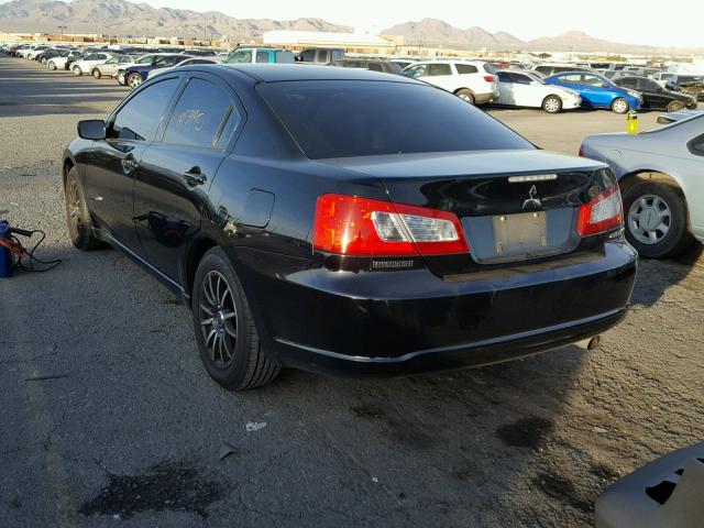 4A32B2FF1CE008865 - 2012 MITSUBISHI GALANT FE BLACK photo 3