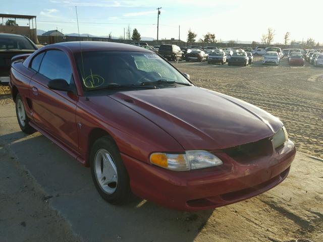 1FALP4049TF141028 - 1996 FORD MUSTANG RED photo 1