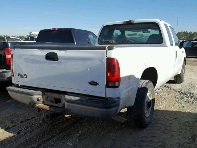 1FTNX20L2XEE76500 - 1999 FORD F250 SUPER WHITE photo 4