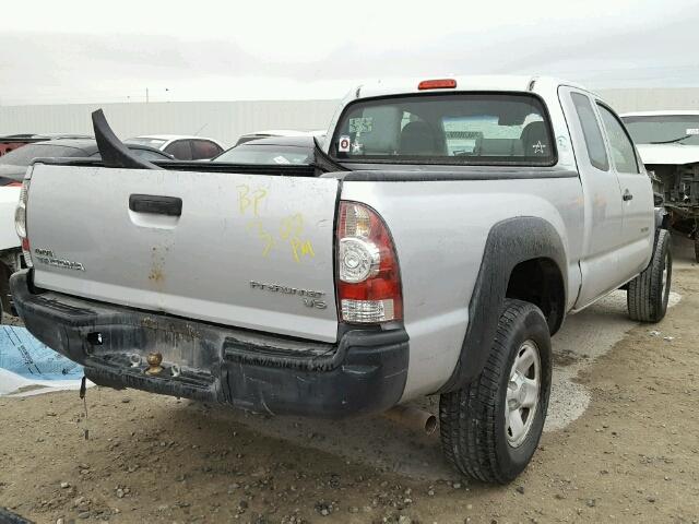 5TETU62NX9Z602477 - 2009 TOYOTA TACOMA PRE SILVER photo 4