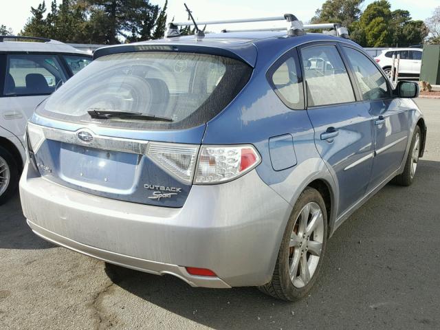 JF1GH63638G827011 - 2008 SUBARU IMPREZA OU BLUE photo 4