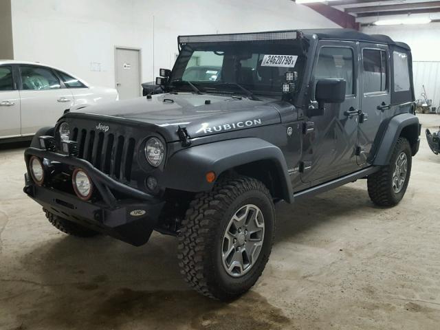 1C4BJWFG3GL198448 - 2016 JEEP WRANGLER U GRAY photo 2