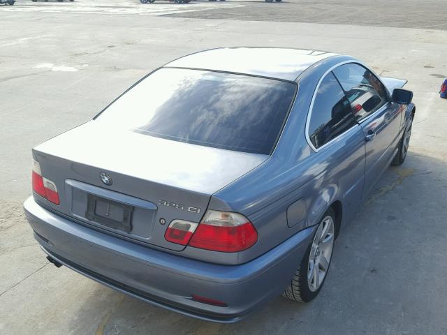 WBABN33452PG56327 - 2002 BMW 325 CI BLUE photo 4