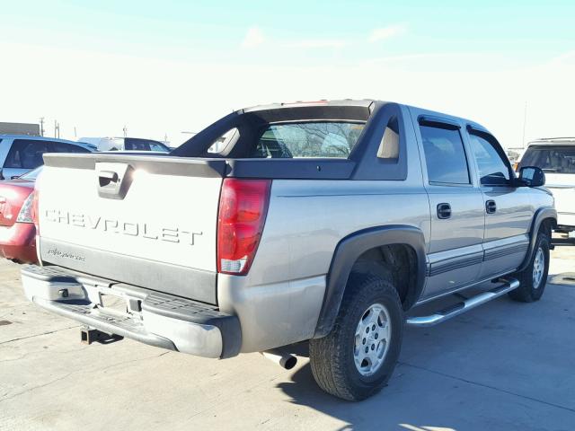 3GNEC13T83G237206 - 2003 CHEVROLET AVALANCHE GOLD photo 4