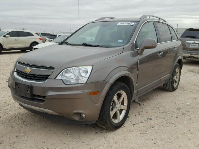 3GNFL4E51CS598634 - 2012 CHEVROLET CAPTIVA SP BROWN photo 2