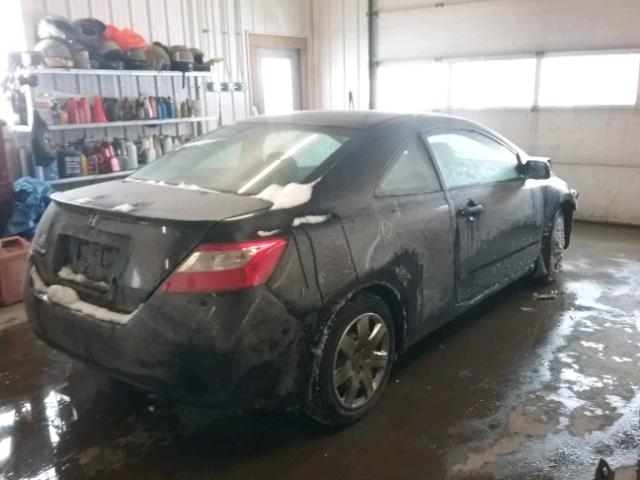 2HGFG1B64AH530855 - 2010 HONDA CIVIC LX BLACK photo 4