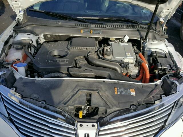 3LN6L2LU1DR816468 - 2013 LINCOLN MKZ HYBRID WHITE photo 7