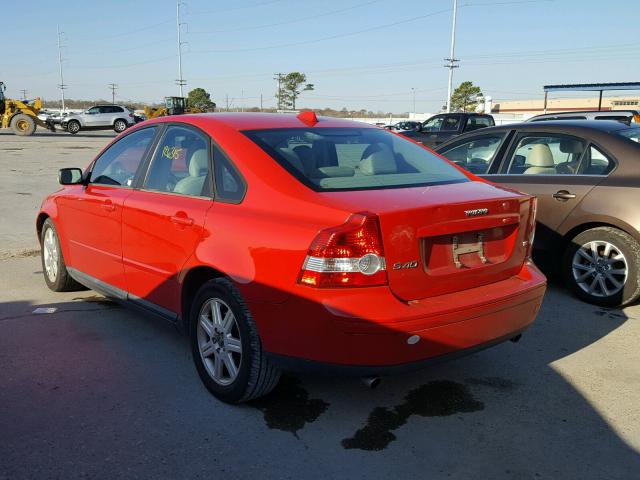 YV1MS682252095302 - 2005 VOLVO S40 T5 RED photo 3