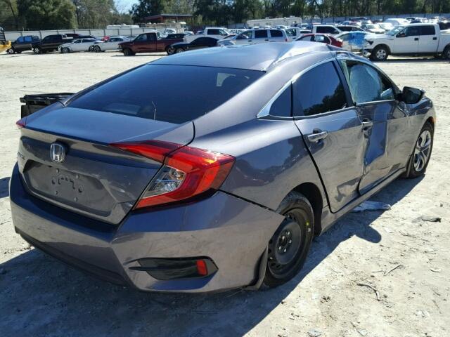 19XFC2F58GE094498 - 2016 HONDA CIVIC LX GRAY photo 4