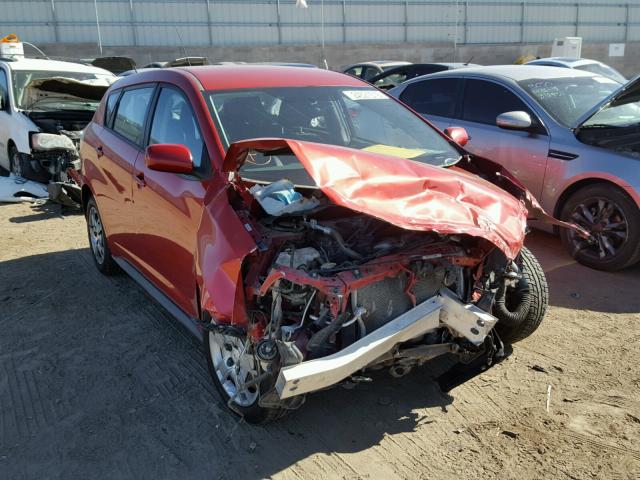 5Y2SL67009Z457795 - 2009 PONTIAC VIBE RED photo 1