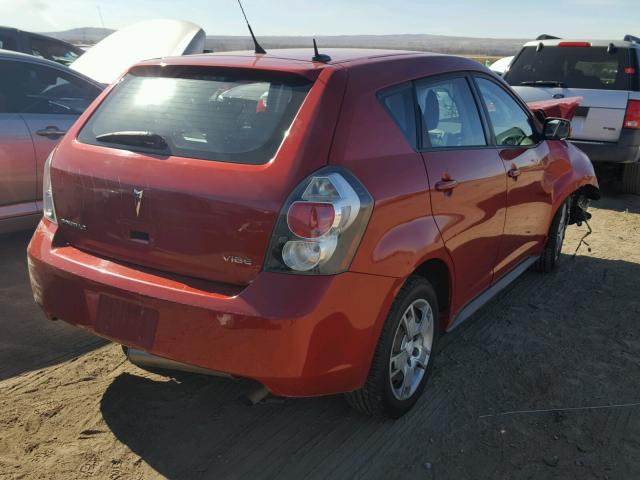 5Y2SL67009Z457795 - 2009 PONTIAC VIBE RED photo 4