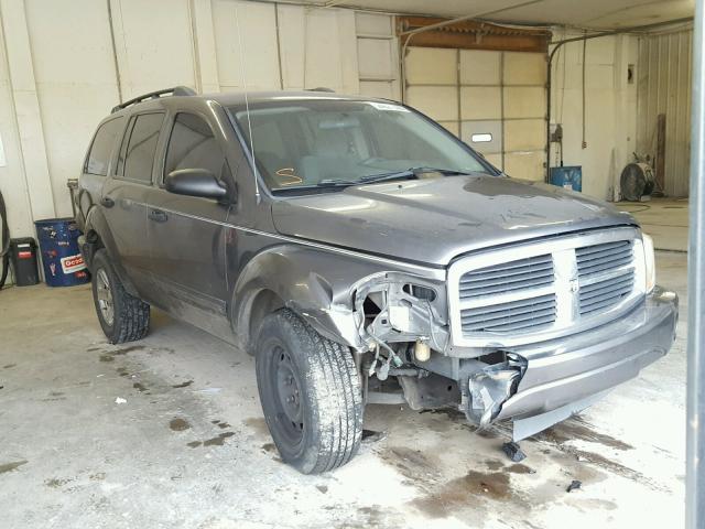 1D4HD48NX4F125284 - 2004 DODGE DURANGO SL GRAY photo 1