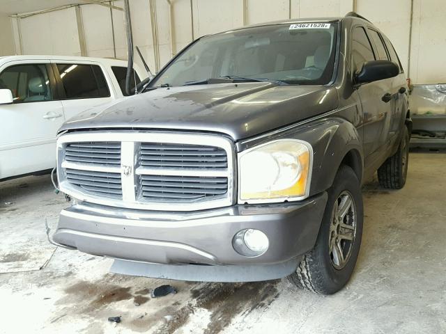 1D4HD48NX4F125284 - 2004 DODGE DURANGO SL GRAY photo 2