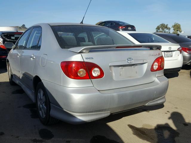 1NXBR32EX6Z742086 - 2006 TOYOTA COROLLA CE SILVER photo 3