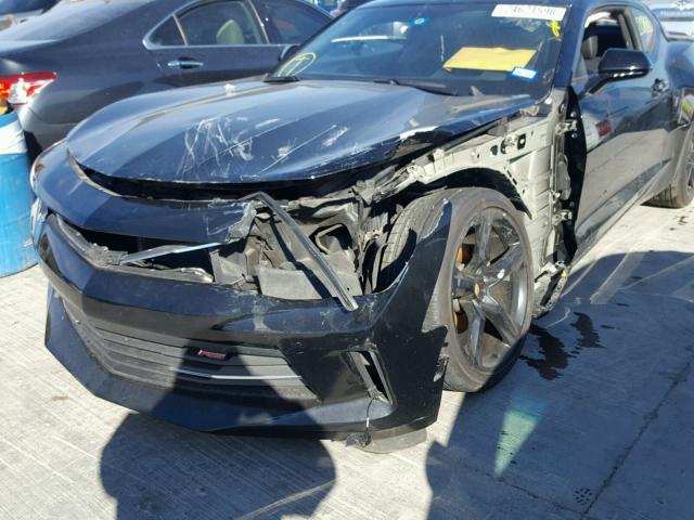 1G1FD1RS9G0138129 - 2016 CHEVROLET CAMARO LT BLACK photo 9