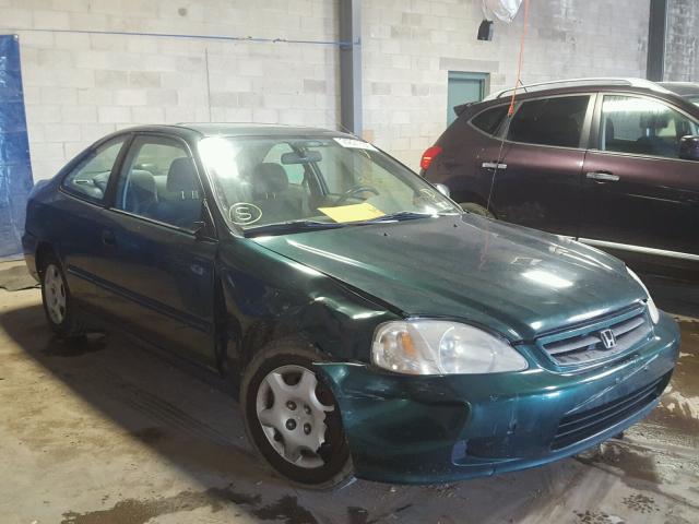 1HGEJ8248YL123946 - 2000 HONDA CIVIC EX მწვანე ფოტო 1