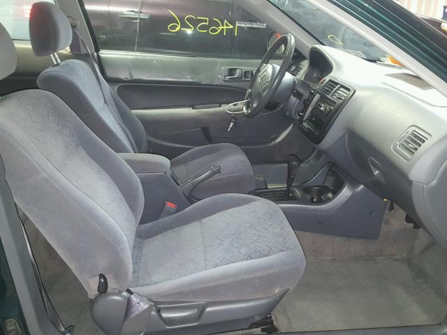 1HGEJ8248YL123946 - 2000 HONDA CIVIC EX მწვანე ფოტო 5