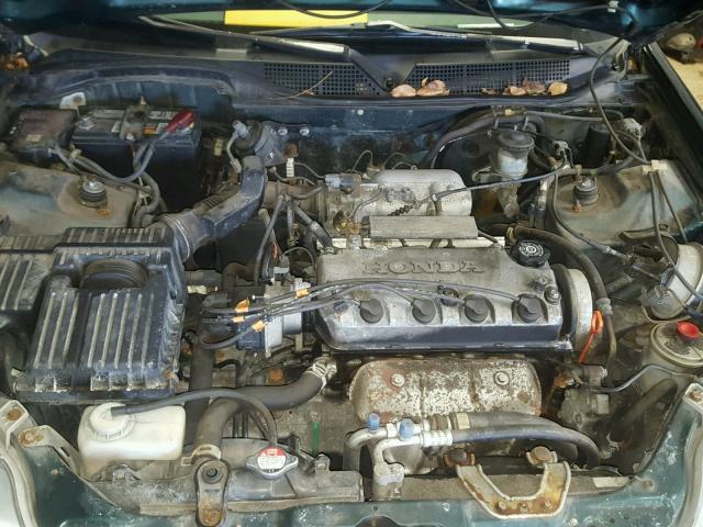 1HGEJ8248YL123946 - 2000 HONDA CIVIC EX მწვანე ფოტო 7