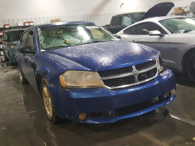 1B3LC56K68N301592 - 2008 DODGE AVENGER SX BLUE photo 1