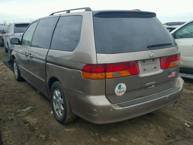 5FNRL180X4B055149 - 2004 HONDA ODYSSEY EX GOLD photo 3