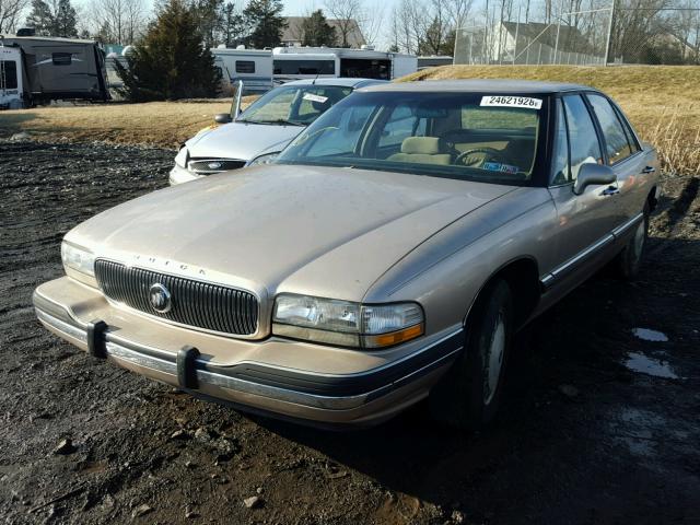 1G4HP52L7SH439747 - 1995 BUICK LESABRE CU BEIGE photo 2