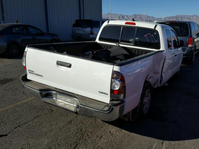 5TFTX4CN4EX042290 - 2014 TOYOTA TACOMA ACC WHITE photo 4