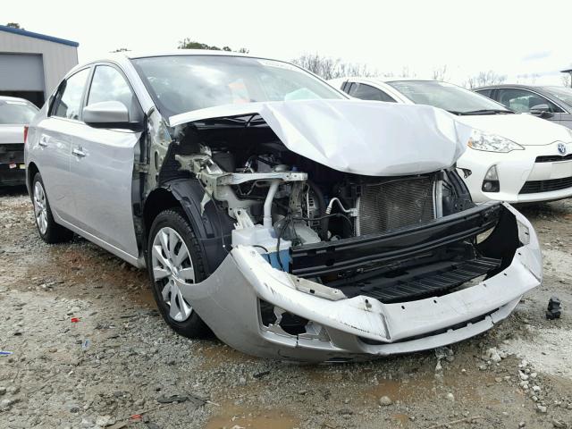 3N1AB7APXGY310159 - 2016 NISSAN SENTRA S SILVER photo 1