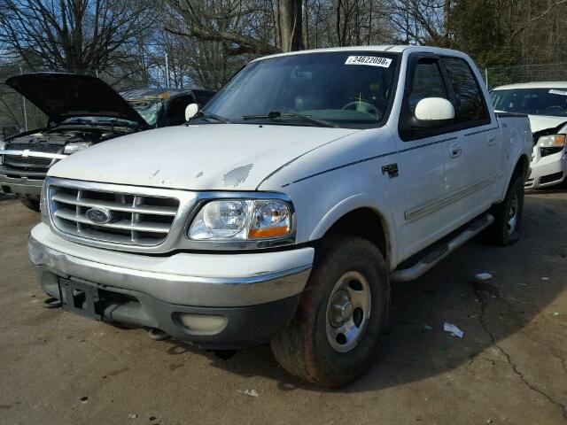 1FTRW08L82KB67945 - 2002 FORD F150 SUPER WHITE photo 2