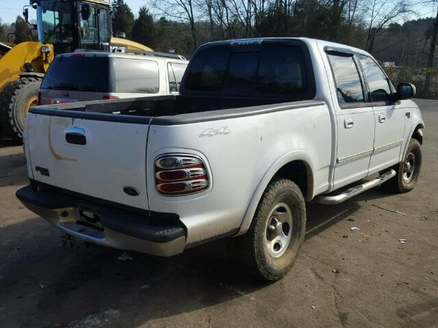 1FTRW08L82KB67945 - 2002 FORD F150 SUPER WHITE photo 4