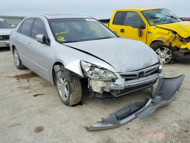 1HGCM56797A129301 - 2007 HONDA ACCORD EX SILVER photo 1