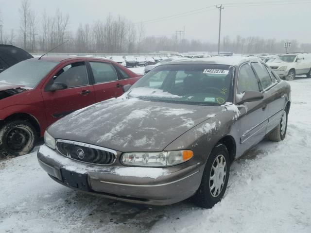 2G4WS52J521255110 - 2002 BUICK CENTURY CU BROWN photo 2