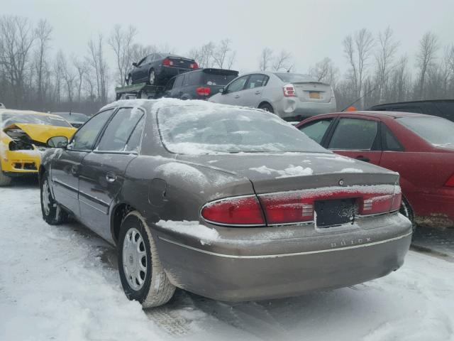 2G4WS52J521255110 - 2002 BUICK CENTURY CU BROWN photo 3