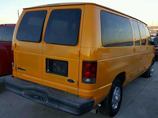 1FTNE24L46DA38372 - 2006 FORD ECONOLINE YELLOW photo 4